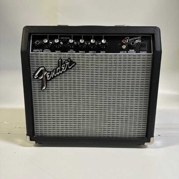 Fender Frontman 15G 15W Guitar Combo Amplifier AUX Headphone Tested