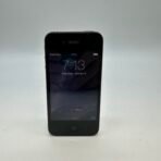 Apple iPhone 4 16GB Black MD234C/A iOS 8 Working Cracked Back Glass