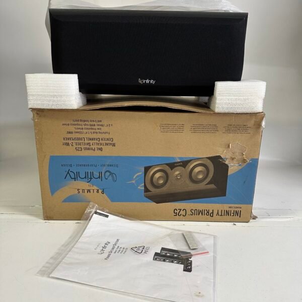 Infinity Primus C25 Center Channel Speaker Brand New Open Box Complete