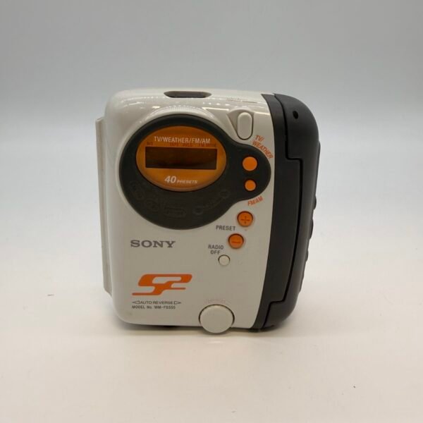 Sony Sports WM-FS555 Walkman Radio Cassette Player TV Weather AM FM Tested