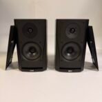 B&W DM302 Prism Speakers Pair Tested Working One Terminal Needs Repair