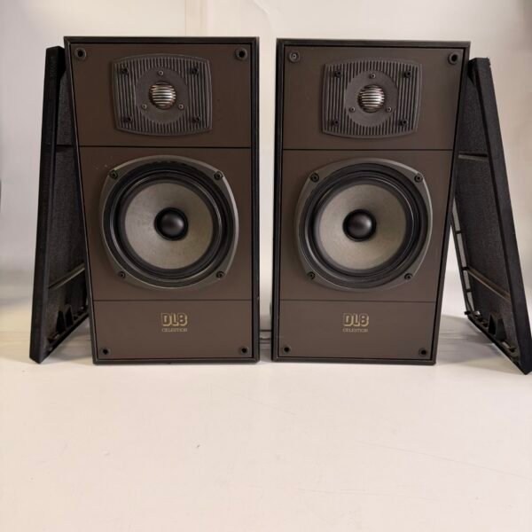 Celestion DL8 Vintage Speakers Pair Made In England Bookshelf Tested Working