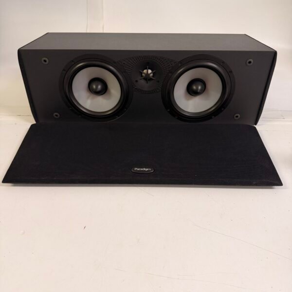 Paradigm CC-170 v4 Center Channel Speaker Black Home Theater Tested Working