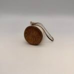 Handcrafted Powder Horn w/ Leather Strap Rustic Horn Decor Display Piece - Image 4