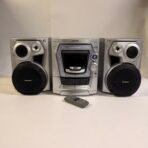 Panasonic SA-AK500 5 CD Changer MP3 Stereo System Remote Tested Working
