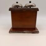 Antique Northern Electric Double Bell Telephone Ringer Wood Box Type 48-A - Image 5