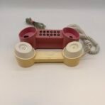 Vintage TeleQuest Graham Phone Pink Cream Retro Push Button Telephone - Image 3