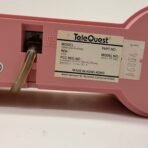 Vintage TeleQuest Graham Phone Pink Cream Retro Push Button Telephone - Image 6