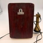 Antique GEC Wooden Wall Telephone Brass Rotary Phone Made In England - Image 10