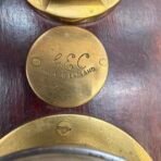 Antique GEC Wooden Wall Telephone Brass Rotary Phone Made In England - Image 11
