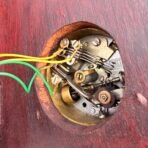 Antique GEC Wooden Wall Telephone Brass Rotary Phone Made In England - Image 13