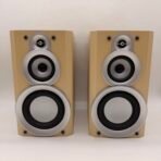 JVC SP-UXP7 Bookshelf Speakers Pair Wood Grain Tested Working Japan