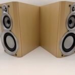 JVC SP-UXP7 Bookshelf Speakers Pair Wood Grain Tested Working Japan - Image 3