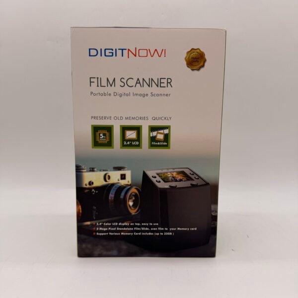 Digitnow Black Digiscan Portable 2.4 in LCD Digital Film And Slide Image Scanner