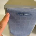 Aiwa SX-LM131 Bookshelf Stereo Speakers Pair Tested Working 4 Ohm - Image 8