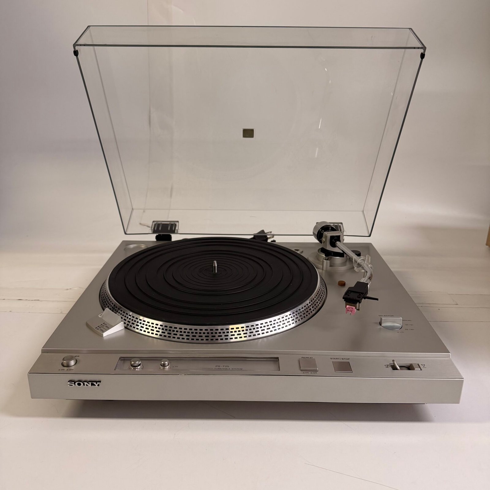 IMG_2925 Sony PS-T25 Direct Drive Fully Automatic Turntable Record Player Japan - Image 1
