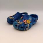 Crocs Kids Blue Camo Clogs C12 Mario Jibbitz Charms Slip On Shoes