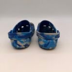 Crocs Kids Blue Camo Clogs C12 Mario Jibbitz Charms Slip On Shoes - Image 3