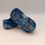 Crocs Kids Blue Camo Clogs C12 Mario Jibbitz Charms Slip On Shoes - Image 5
