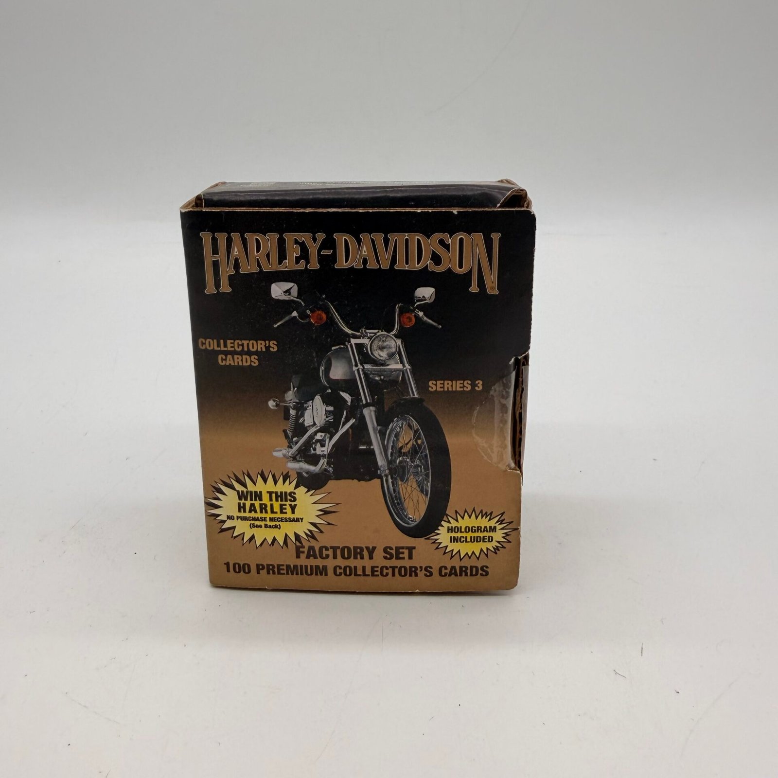 IMG_3239 1993 Harley Davidson Series 3 Collector Cards Factory Set 100 Card Box - Image 1