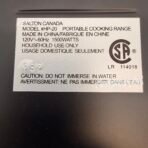 Salton HP-20 Portable Double Burner Electric Hot Plate Cooking Range - Image 4