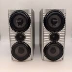 Philips PWB-C798/17 6 Ohm Stereo Speaker Pair Silver Black Tested