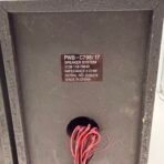 Philips PWB-C798/17 6 Ohm Stereo Speaker Pair Silver Black Tested - Image 4