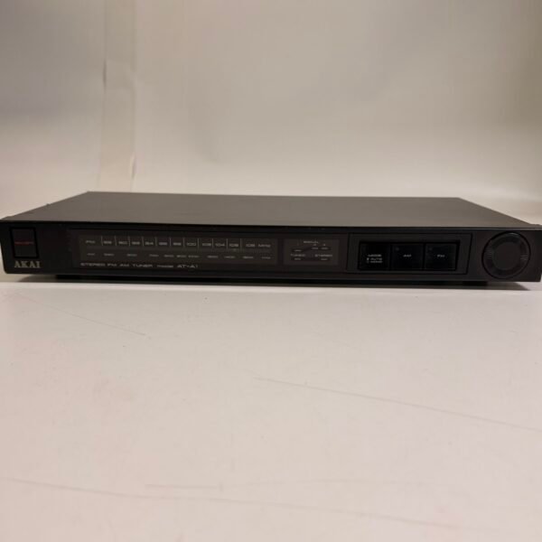 Vintage Akai AT-A1 Stereo FM AM Tuner Made In Japan Hi-Fi Audio Tested