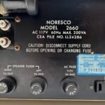 Vintage 1970s Noresco 2660 Stereo Receiver AM/FM Quadrasound Wood Case Japan - Image 10