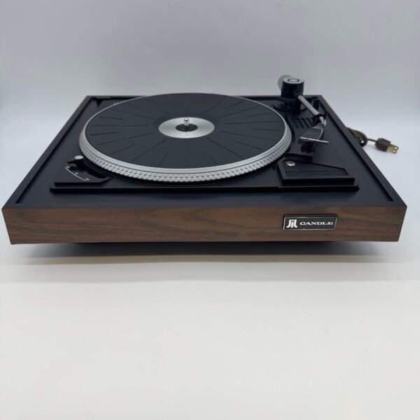 JIL Candle Model 5904X Vintage Turntable Record Player Wood Base Tested Working