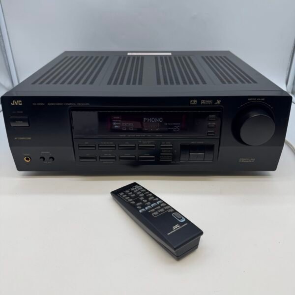 JVC RX-6100VBK AV Receiver Dolby Digital DTS Tested Working With Remote