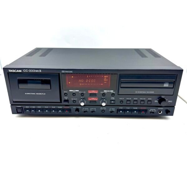 Tascam CC-222 MKII CD Recorder Cassette Deck -Ex Cond -Tested Working