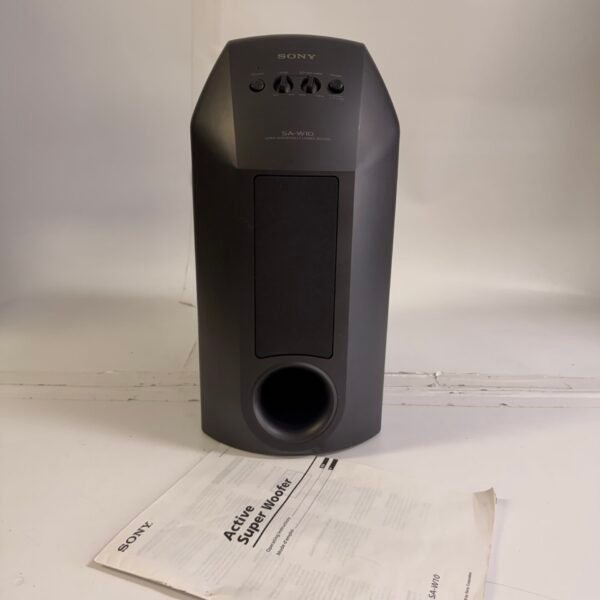 Sony SA-W10 Active Super Woofer Powered Subwoofer Home Theater Speaker
