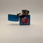 Zippo C 07 Smart Ace Poker Hand Sapphire Blue Lighter w/ Box Papers - Image 3