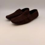 TOD’S Brown Suede Driving Loafers Men’s EU 43 US 10 Made In Italy Moccasins