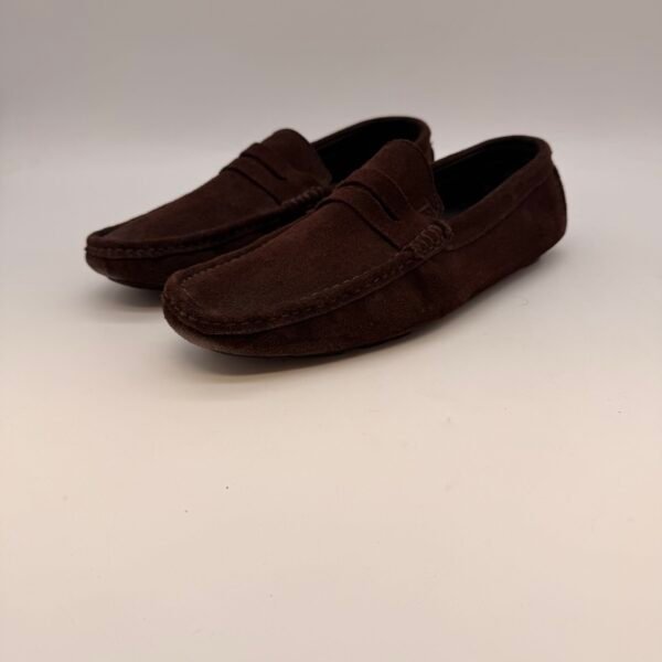 TOD’S Brown Suede Driving Loafers Men’s EU 43 US 10 Made In Italy Moccasins