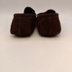 TOD’S Brown Suede Driving Loafers Men’s EU 43 US 10 Made In Italy Moccasins - Image 3