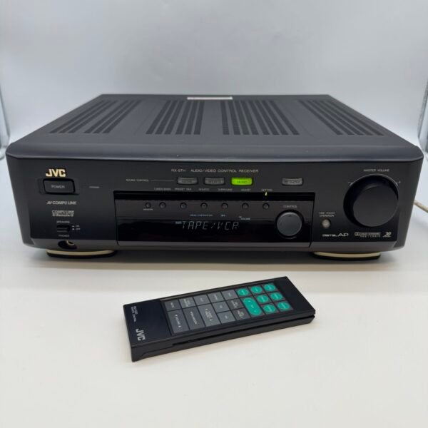 JVC RX-5THBK Stereo Receiver Vintage Dolby Pro Logic AV Receiver w/ Remote Tested
