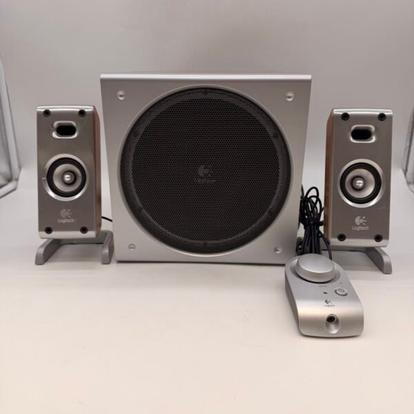 Logitech Z3 2.1 Speaker System S-0085A Subwoofer Satellites Control Pod