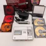 Sony MZ-R50 MD Walkman MiniDisc Recorder Bundle Box Remote Discs Tested Rare - Image 2