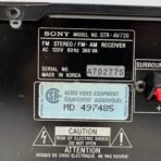Sony STR-AV720 AM/FM Audio Video Stereo Receiver tested - No Remote - Image 10