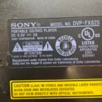 Sony DVP-FX825 8” Portable CD/DVD Player w/ Remote Battery Adapter Tested - Image 9