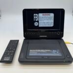 Sony DVP-FX825 8” Portable CD/DVD Player w/ Remote Battery Adapter Tested