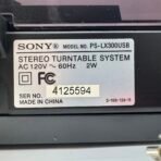 Sony PS-LX300USB Stereo Turntable System Record Player USB  Tested Working - Image 7