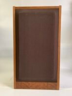 Vintage A-475 3-Way Speakers Pair 12” Woofer Bass Reflex Made In Canada Wood Cabinet