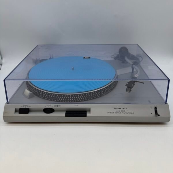 Realistic LAB-390 Direct Drive Automatic Turntable Japan Tested Working