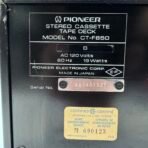 Pioneer CT-F650 Stereo Cassette Tape Deck Dolby NR Japan Tested Working - Image 5