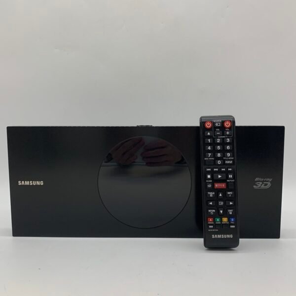 Samsung BD-D7500B 3D Blu-ray Player With Remote – Slim Wall Mount Home Theater Player