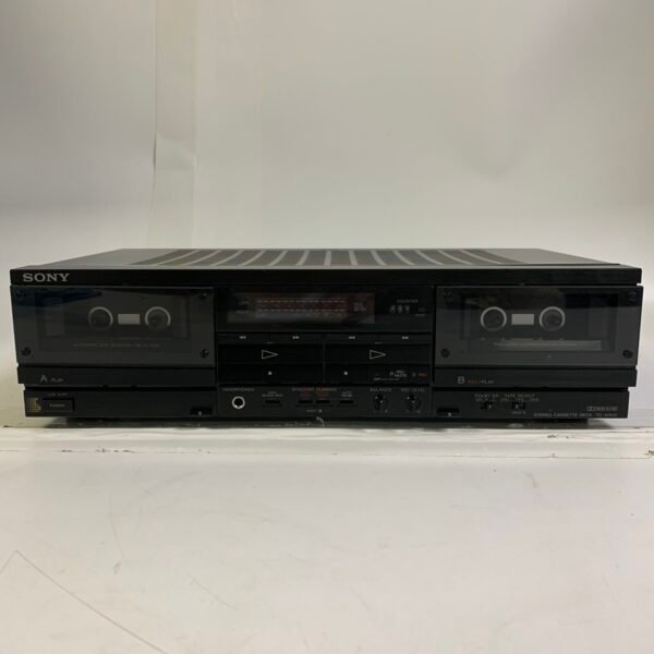 Sony TC-W600 Dual Cassette Deck Dolby NR Made In Japan For Parts Repair
