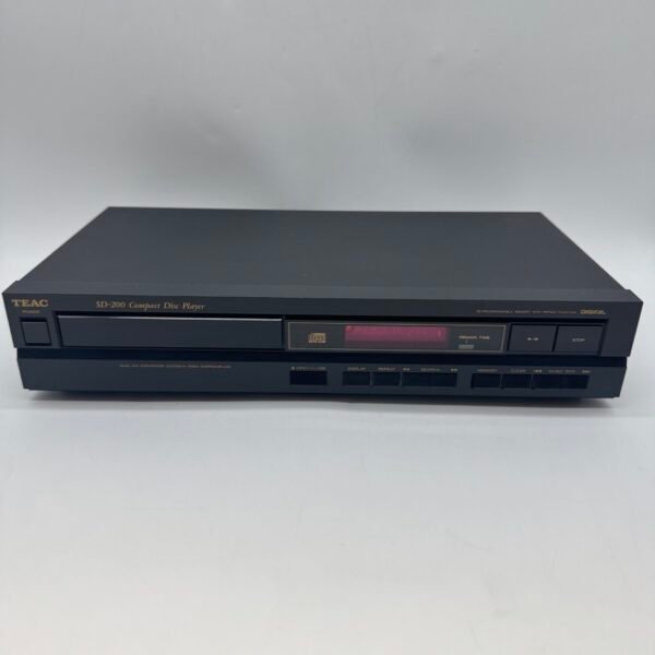 Vintage 1980s TEAC SD-200 Compact Disc CD Player Tested Working Made In Japan